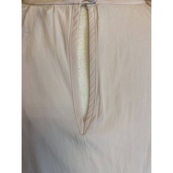 Joie Silk Pleated -Ruffle Blouse Top Size  L - Picture 13 of 15